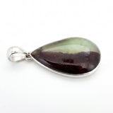 Natural Ruby in Zoisite Statement Pendant in Sterling Silver