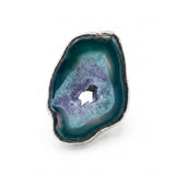 Rare Amethyst Geode Statement Ring