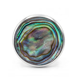 Rare Pāua Shell Statement Ring