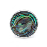 Rare Pāua Shell Statement Ring