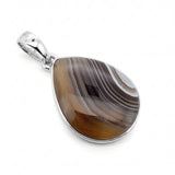 Rare Botswana Agate Statement Pendant