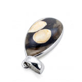 Rare Peanut Wood Jasper Statement Pendant
