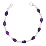 Bracelet Amethyst Silver