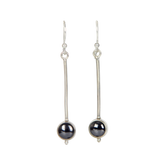 Earrings Hematite
