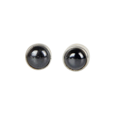 Stud earrings Hematite