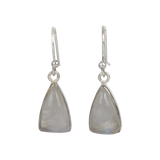 Earrings Rainbow Moonstone Large Stone