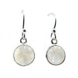 Simple Round Design Cabochon gemstone set in a very thin bezel setting