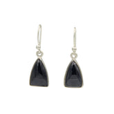 Earrings Black Onyx Large Stone