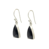 Earrings Black Onyx Large Stone