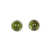 Stud earrings Peridot