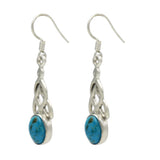 Celtic earrings in Turquoise