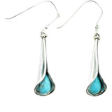 Earrings Turquoise Clip- on