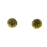 Earrings Olivine Zirconia