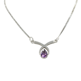 Necklace simple Celtic Amethyst