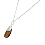 Teardrop necklace Tigers Eye
