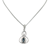 Pendant Blue Topaz