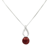 Twist shaped pendant Coral