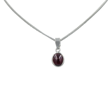 Pendant Garnet With Chain