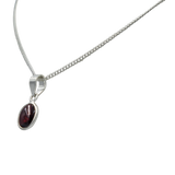 Pendant Garnet With Chain