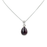 A Stunning large teardrop cabochon gemstone pendant set on a deep bezel setting