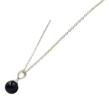 Simple bead pendant presented on a sterling Silver chain