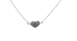 Cubic Zirconia Heart Pendant
