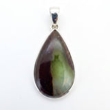 Natural Ruby in Zoisite Statement Pendant in Sterling Silver