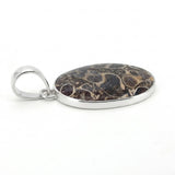 Rare Turritella Agate Statement Pendant