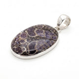 Rare Turritella Agate Statement Pendant