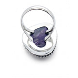 Rare Charoite Statement Ring