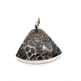 Rare Turritella Agate Statement Pendant