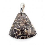 Rare Turritella Agate Statement Pendant