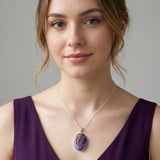 Rare Tiffany Stone Statement Pendant