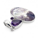 Rare Tiffany Stone & Amethyst Statement Pendant