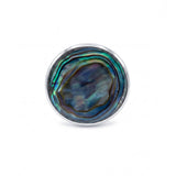 Rare Pāua Shell Statement Ring