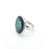 Rare Pāua Shell Statement Ring