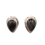Earrings Garnet Tear Drop