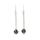 Earrings Hematite