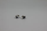 Earrings Marcasite & Pearl