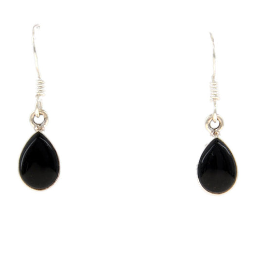 Teardrop earrings Black Onyx