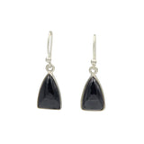 Earrings Black Onyx Large Stone