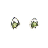 Peridot Open Tear Drop Earring