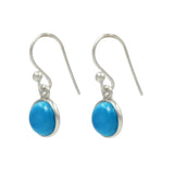 Simple Round Design Cabochon gemstone set in a very thin bezel setting