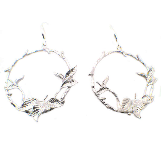 Earrings Silver Plate