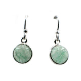 Simple Round Design Cabochon gemstone set in a very thin bezel setting
