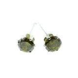 Earrings Olivine Zirconia