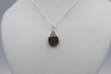 Teardrop necklace Tigers Eye