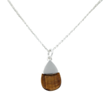 Teardrop necklace Tigers Eye