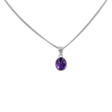 Pendant Garnet With Chain