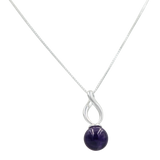 Twist shaped pendant Amethyst